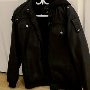Winter Faux Leather Jacket